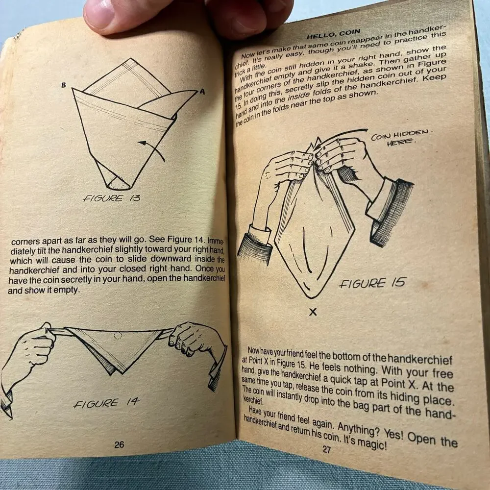 Vintage 1980 Keep It A Secret David Ginn Beginner Magic Trick Weekly Reader Book